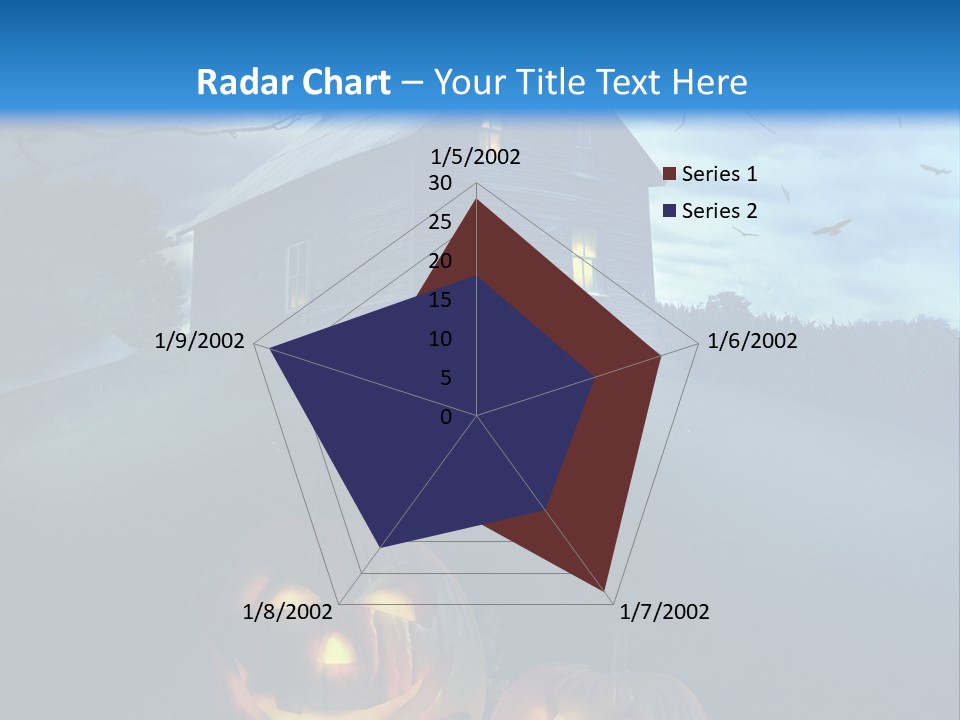 Darkness Autumnal Design PowerPoint Template