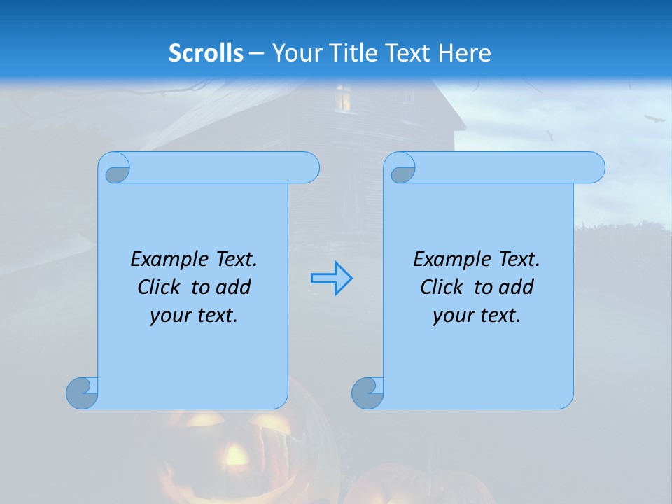 Darkness Autumnal Design PowerPoint Template