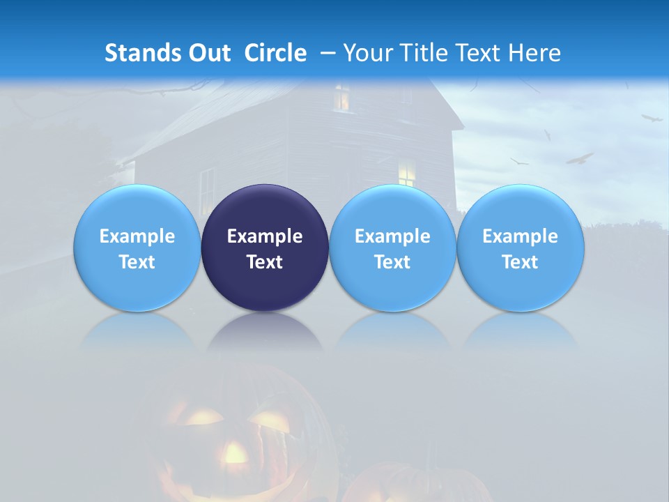 Darkness Autumnal Design PowerPoint Template