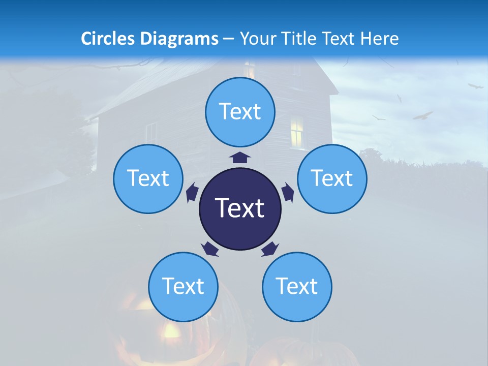 Darkness Autumnal Design PowerPoint Template