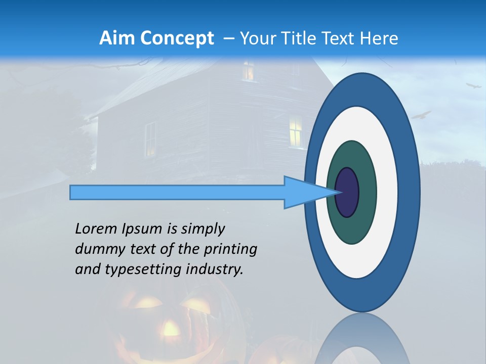 Darkness Autumnal Design PowerPoint Template