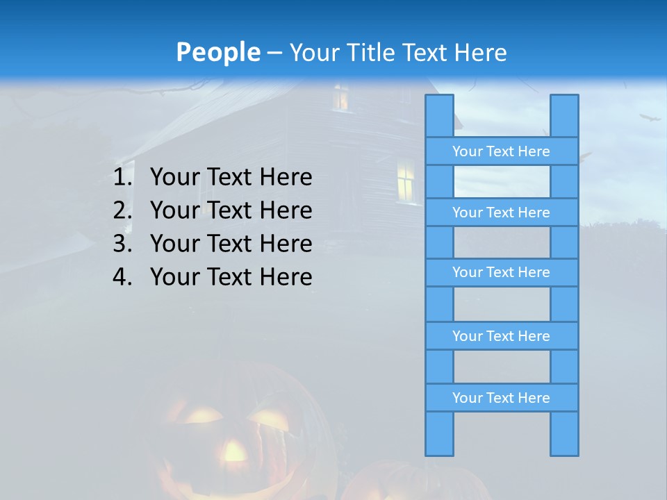 Darkness Autumnal Design PowerPoint Template