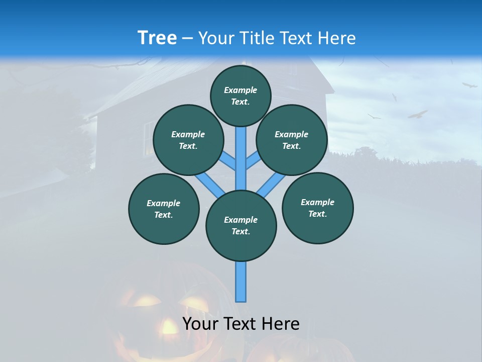 Darkness Autumnal Design PowerPoint Template