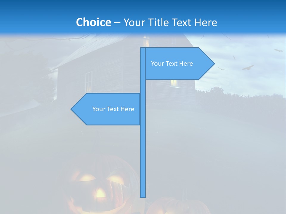 Darkness Autumnal Design PowerPoint Template