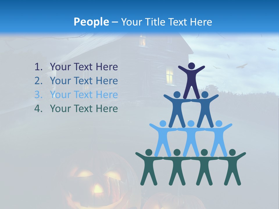 Darkness Autumnal Design PowerPoint Template