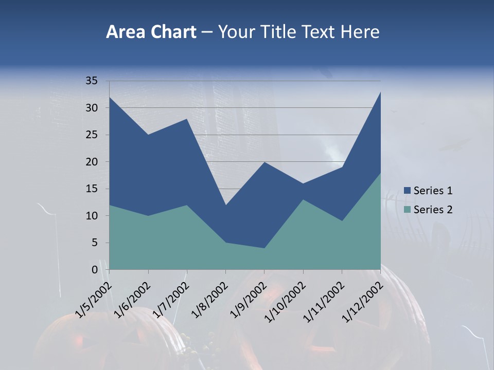 Black Evening Graveyard PowerPoint Template