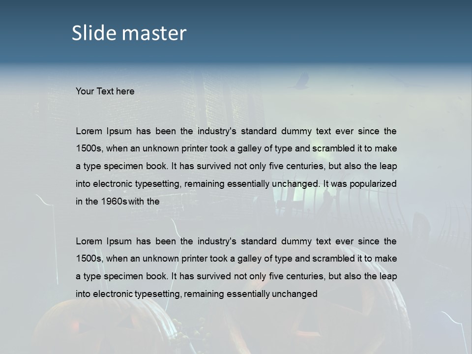 Moon Halloween Midnight PowerPoint Template