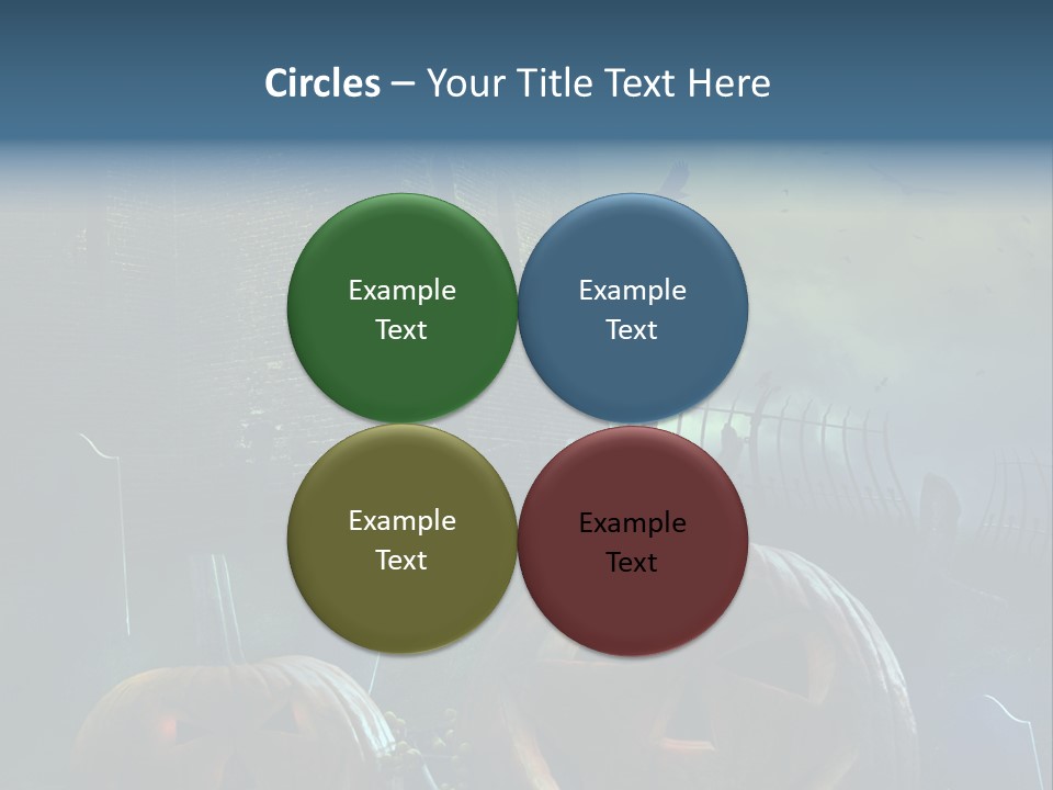 Moon Halloween Midnight PowerPoint Template