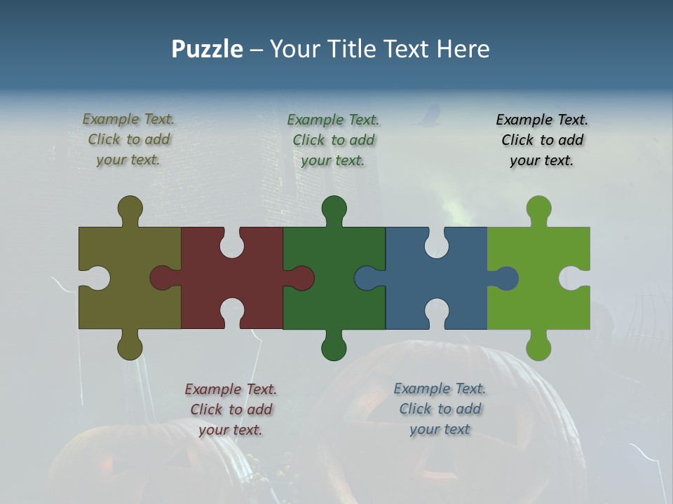 Moon Halloween Midnight PowerPoint Template