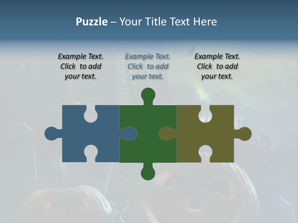 Moon Halloween Midnight PowerPoint Template