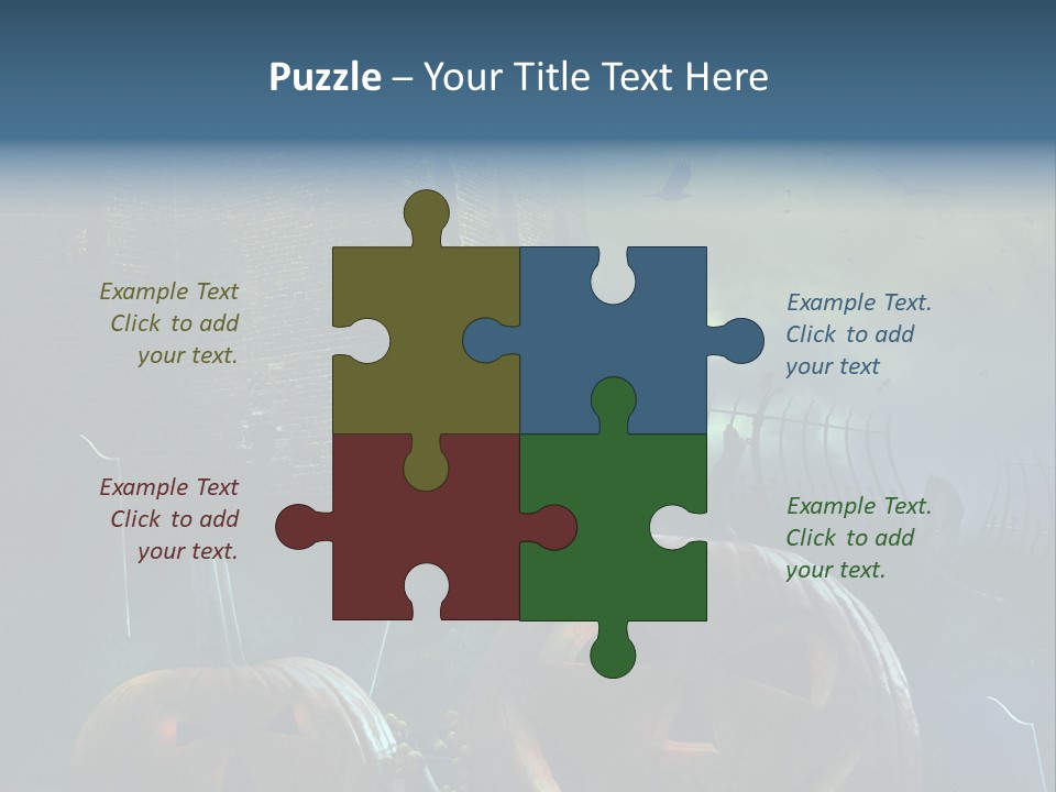 Moon Halloween Midnight PowerPoint Template