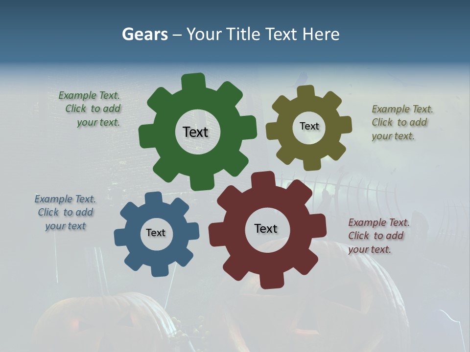 Moon Halloween Midnight PowerPoint Template