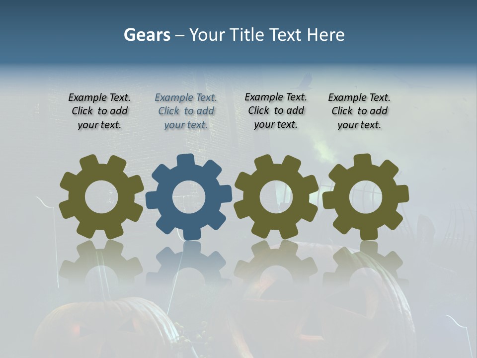 Moon Halloween Midnight PowerPoint Template