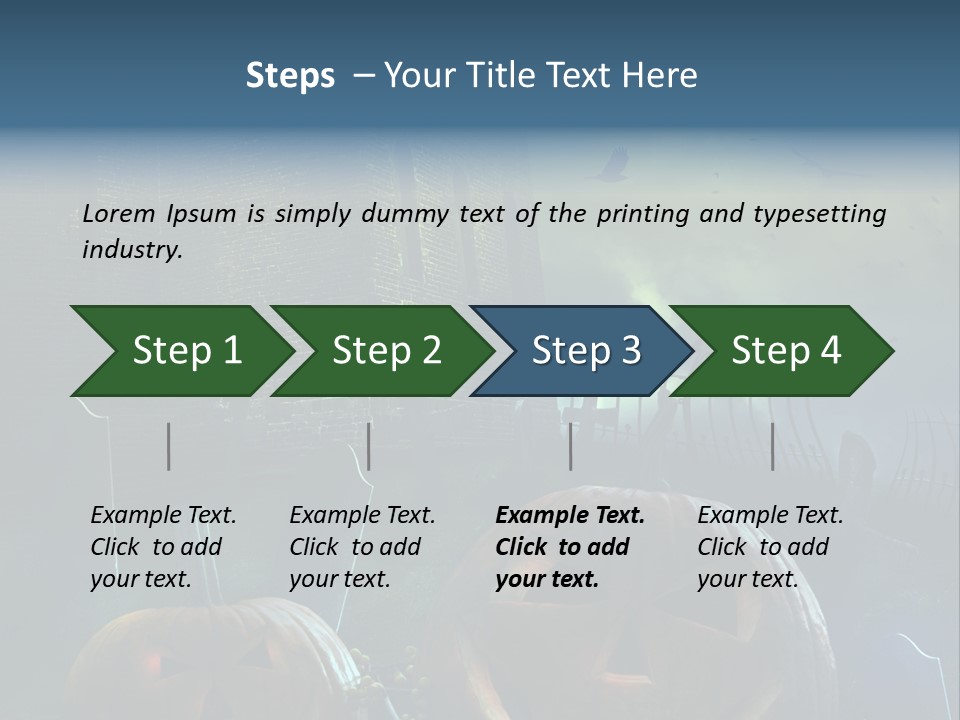 Moon Halloween Midnight PowerPoint Template
