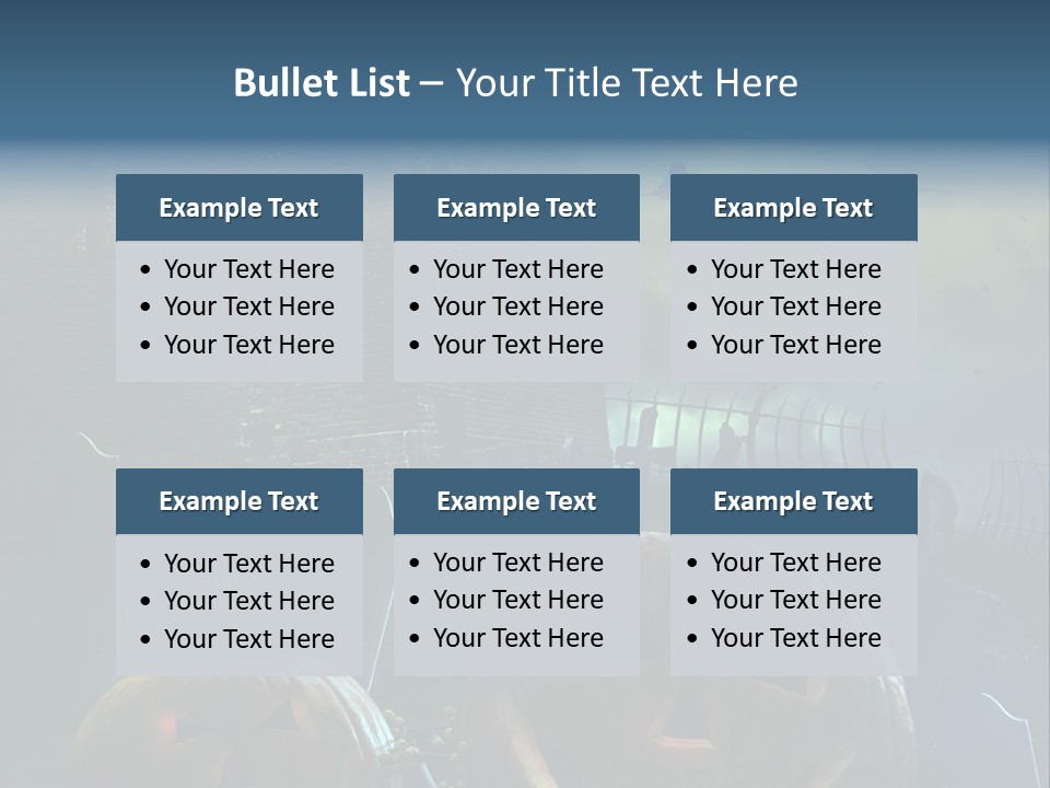 Moon Halloween Midnight PowerPoint Template
