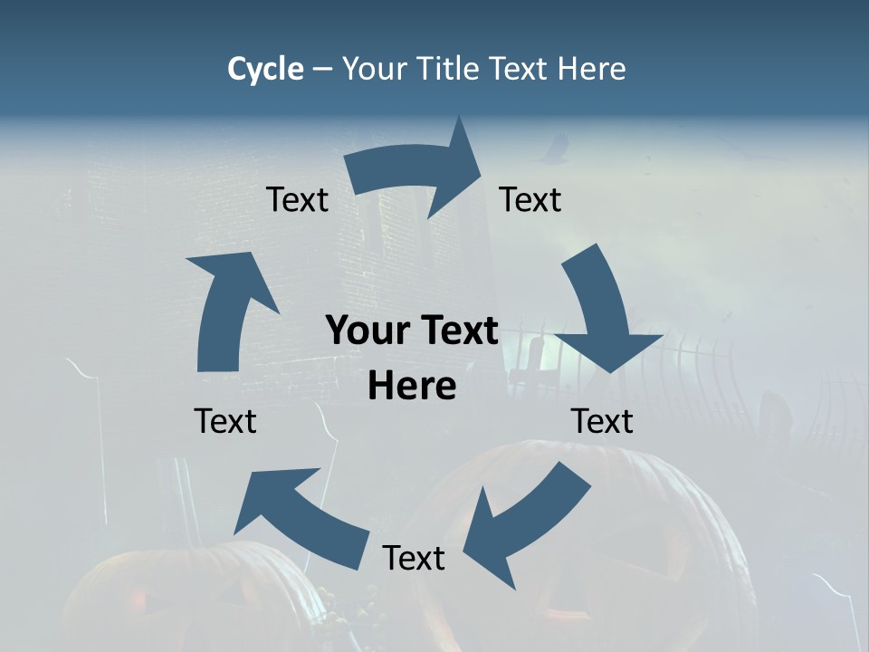 Moon Halloween Midnight PowerPoint Template