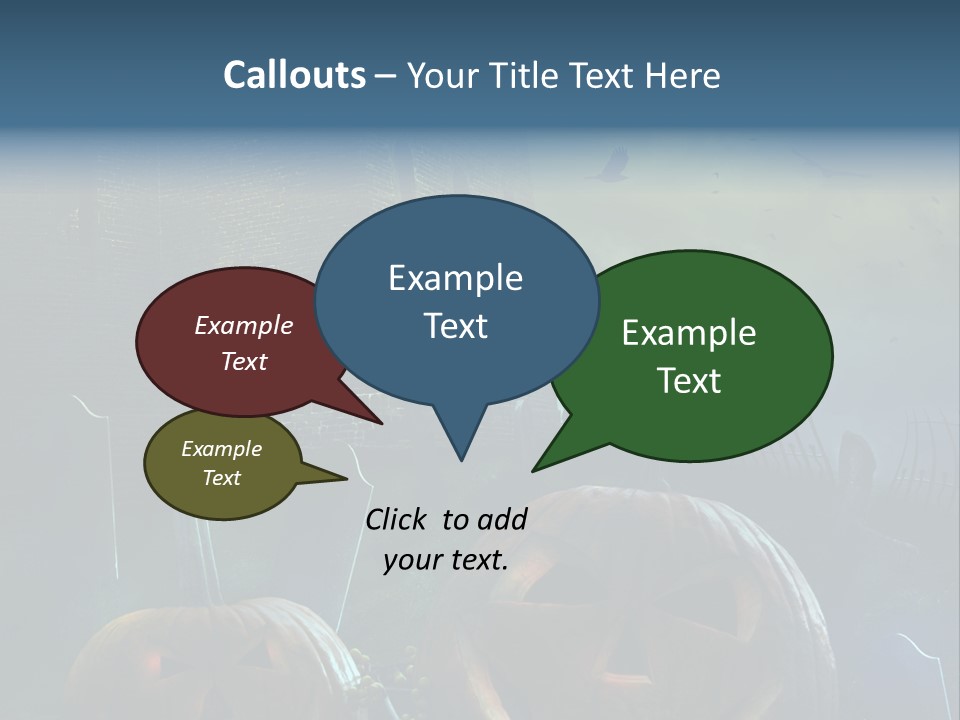 Moon Halloween Midnight PowerPoint Template