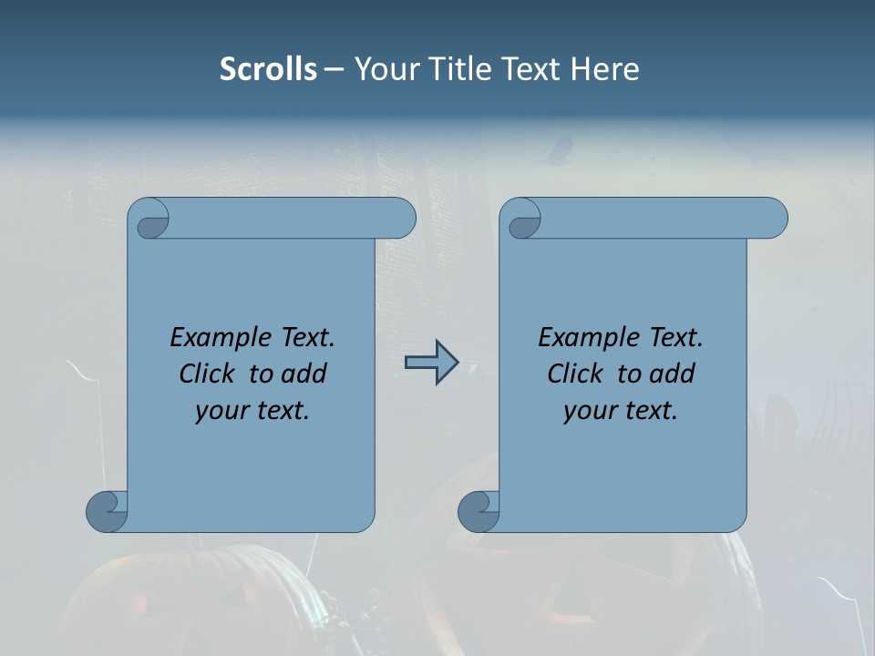 Moon Halloween Midnight PowerPoint Template