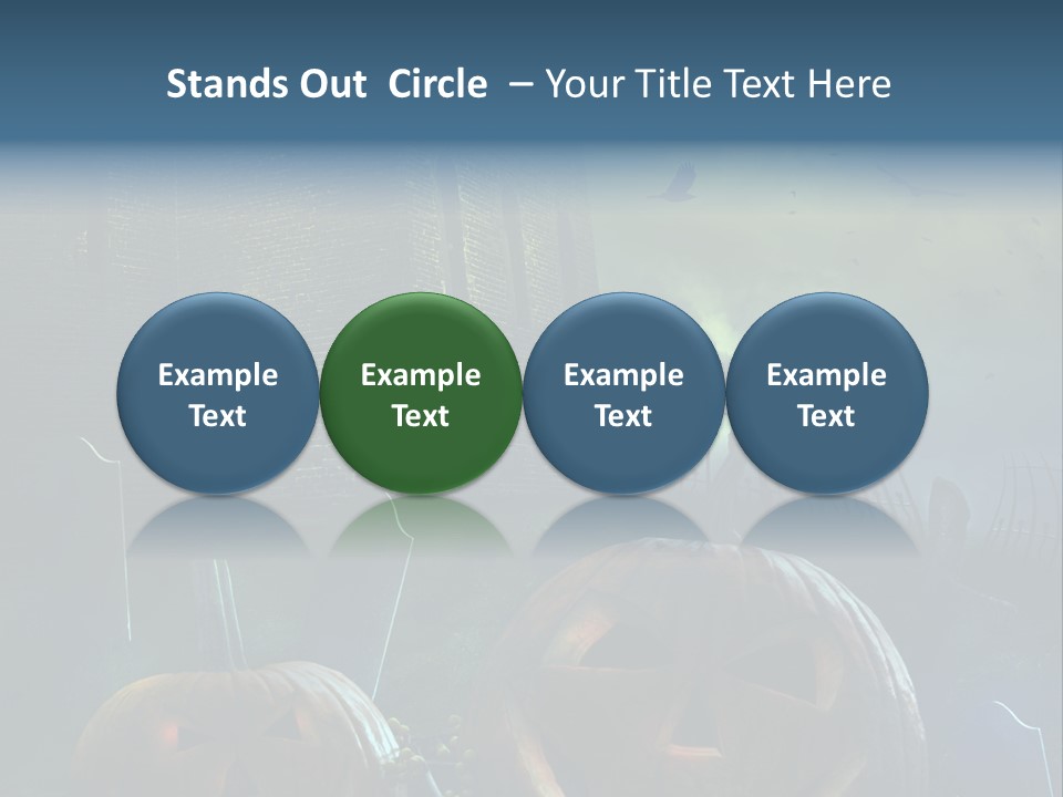 Moon Halloween Midnight PowerPoint Template