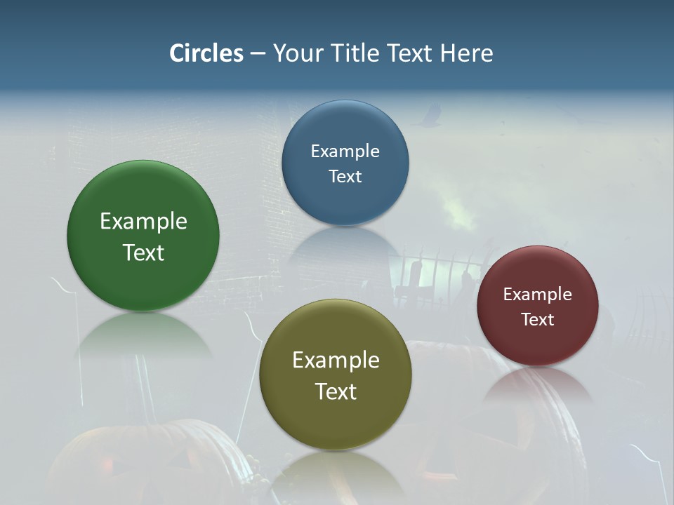 Moon Halloween Midnight PowerPoint Template