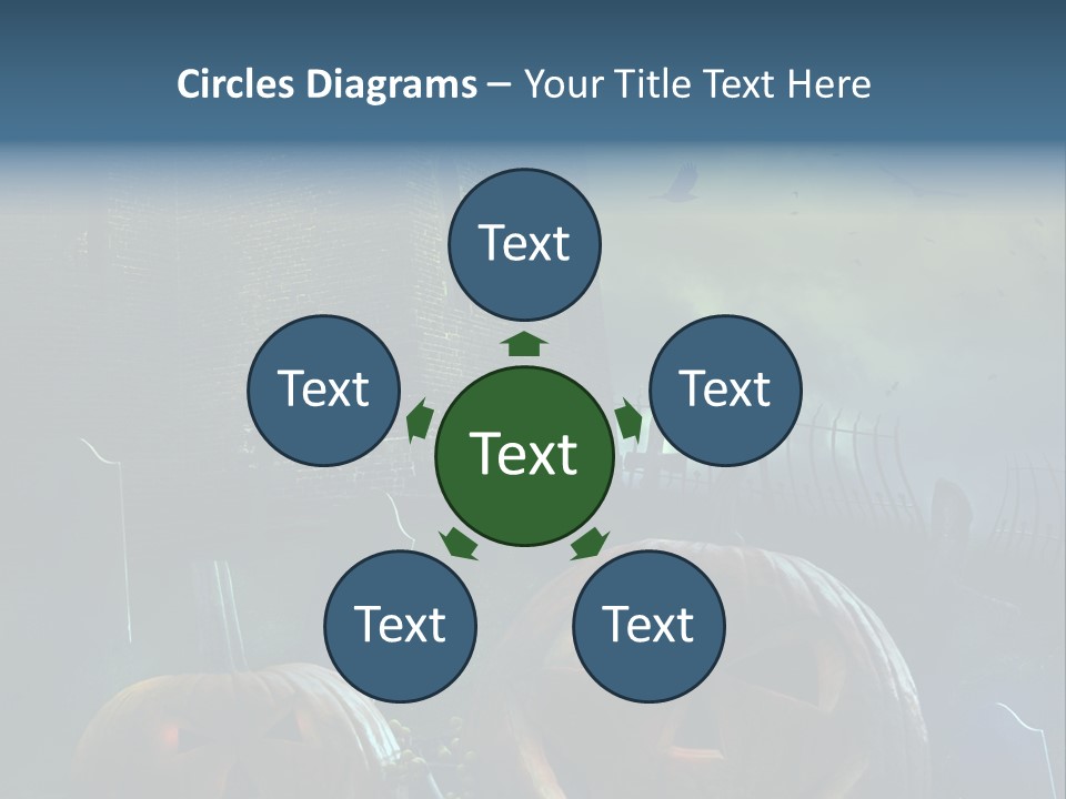 Moon Halloween Midnight PowerPoint Template