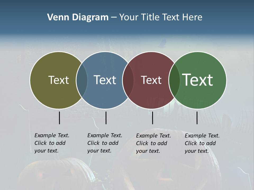 Moon Halloween Midnight PowerPoint Template