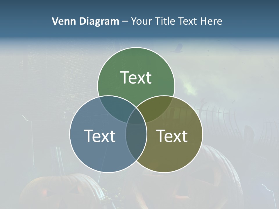 Moon Halloween Midnight PowerPoint Template