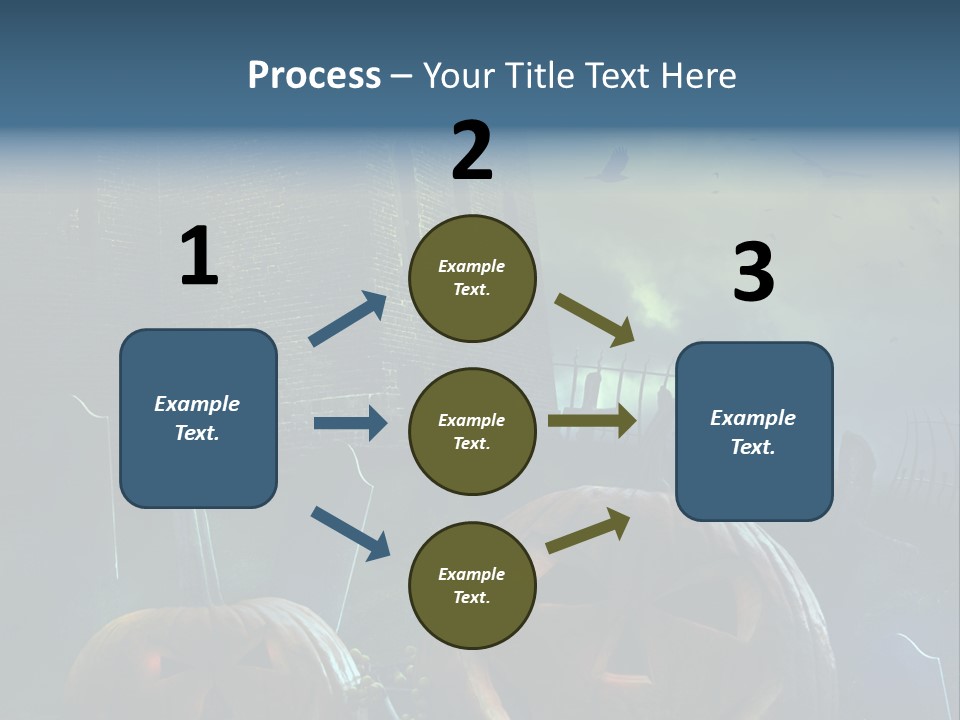 Moon Halloween Midnight PowerPoint Template