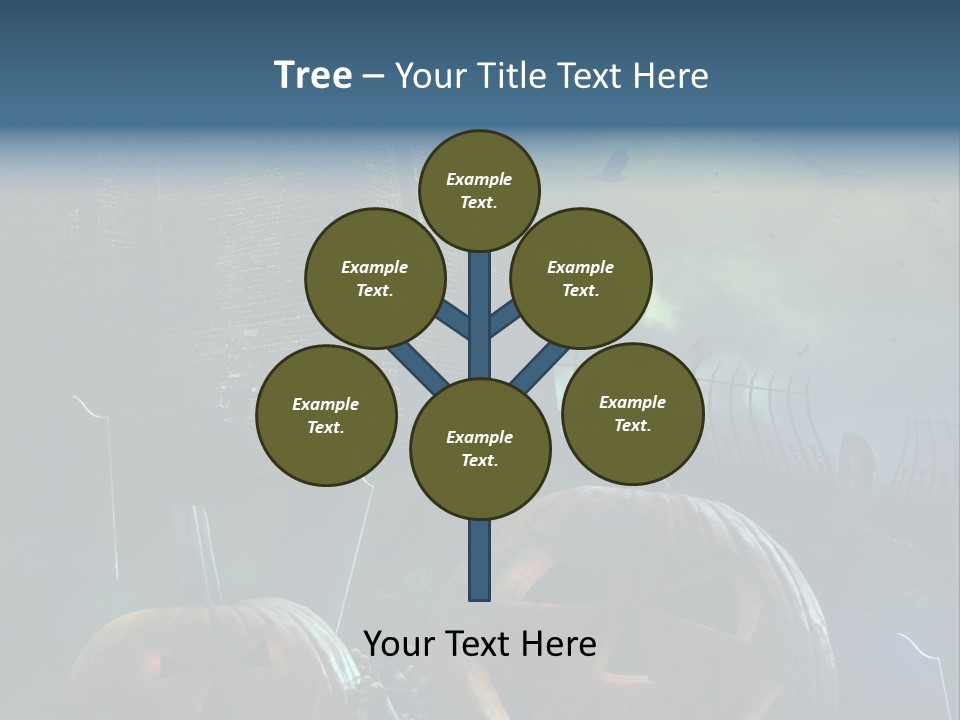 Moon Halloween Midnight PowerPoint Template