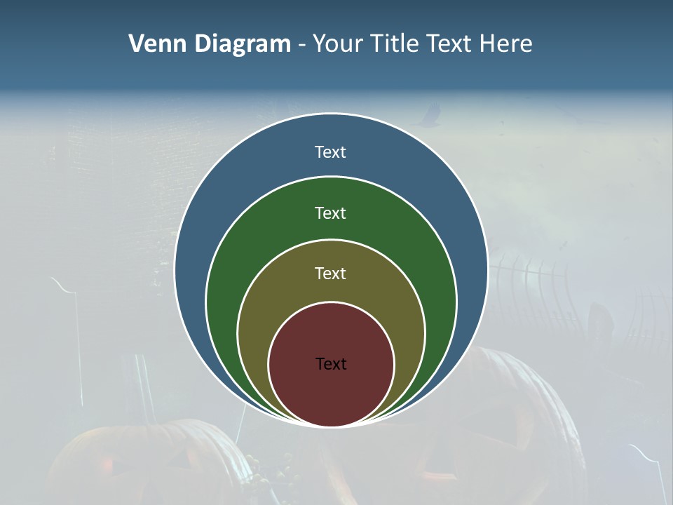 Moon Halloween Midnight PowerPoint Template