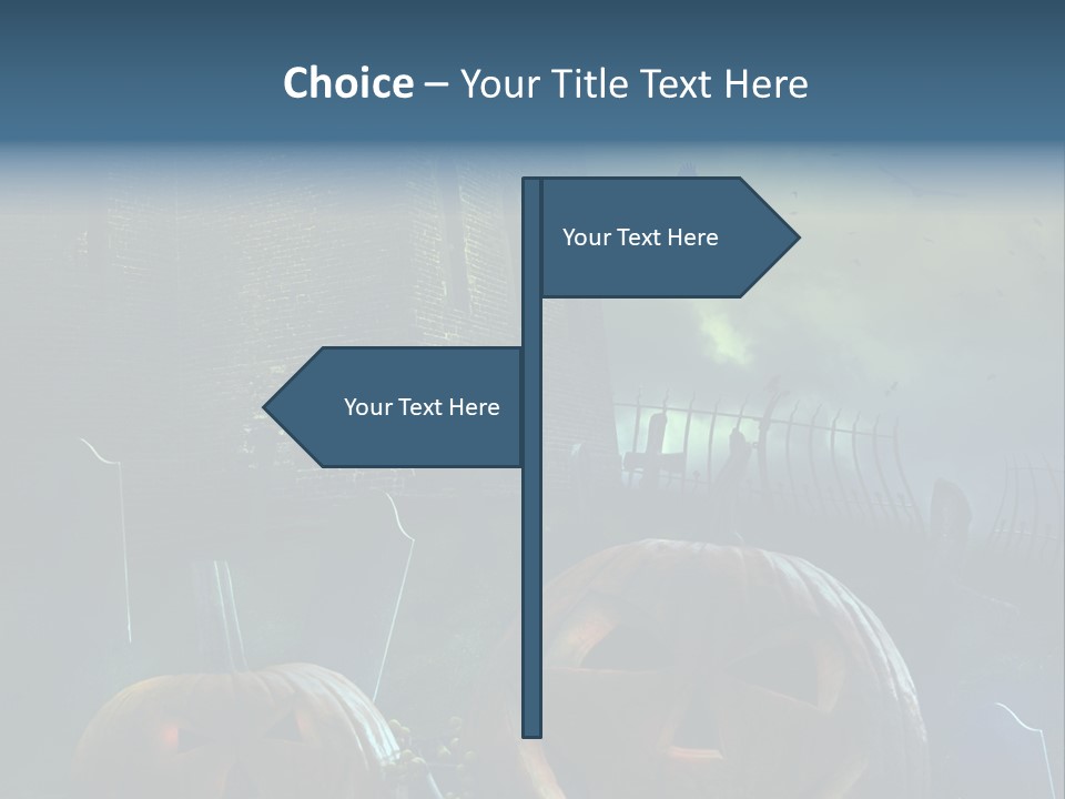 Moon Halloween Midnight PowerPoint Template