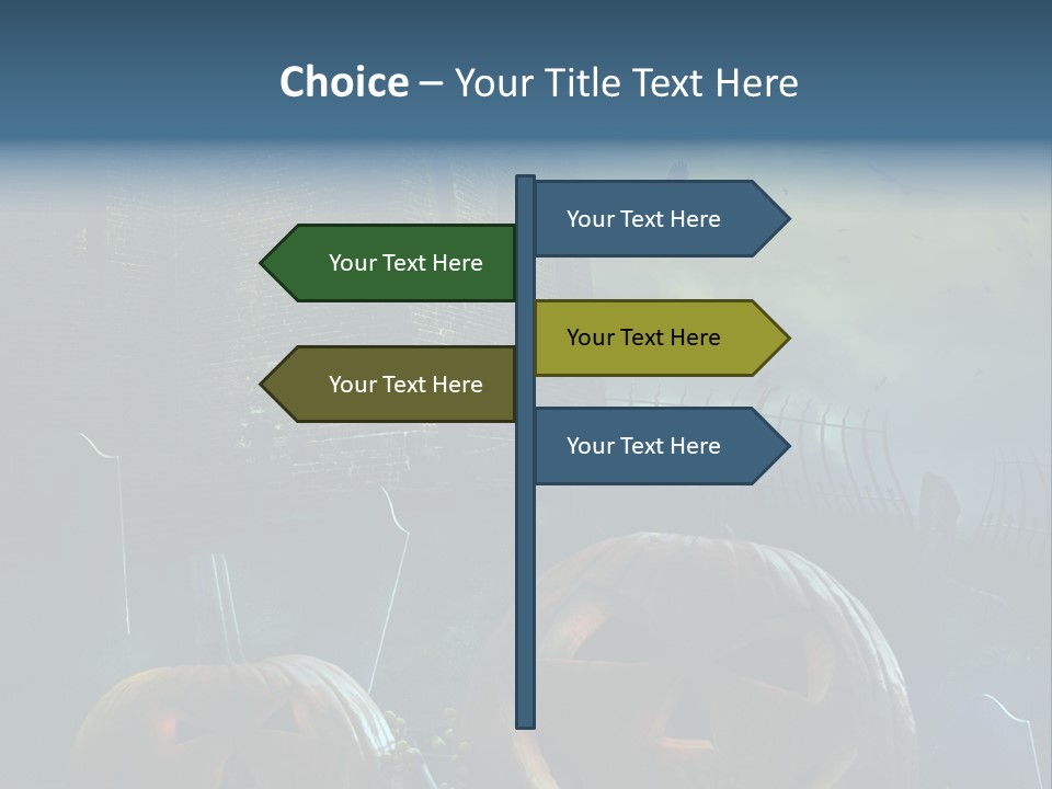 Moon Halloween Midnight PowerPoint Template