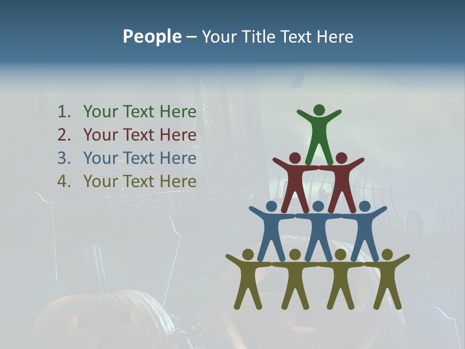 Moon Halloween Midnight PowerPoint Template