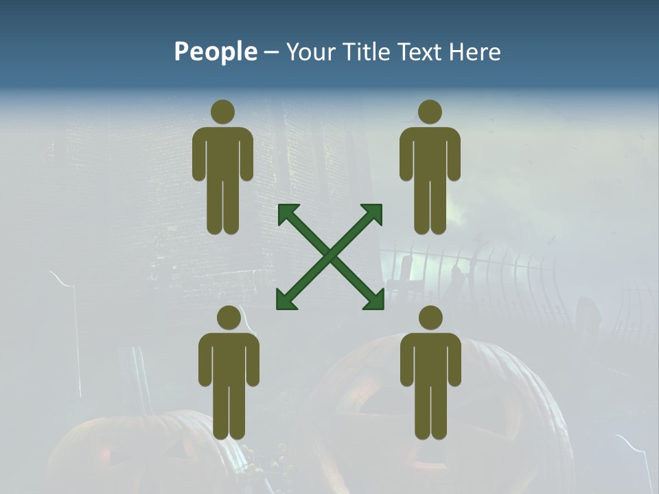 Moon Halloween Midnight PowerPoint Template