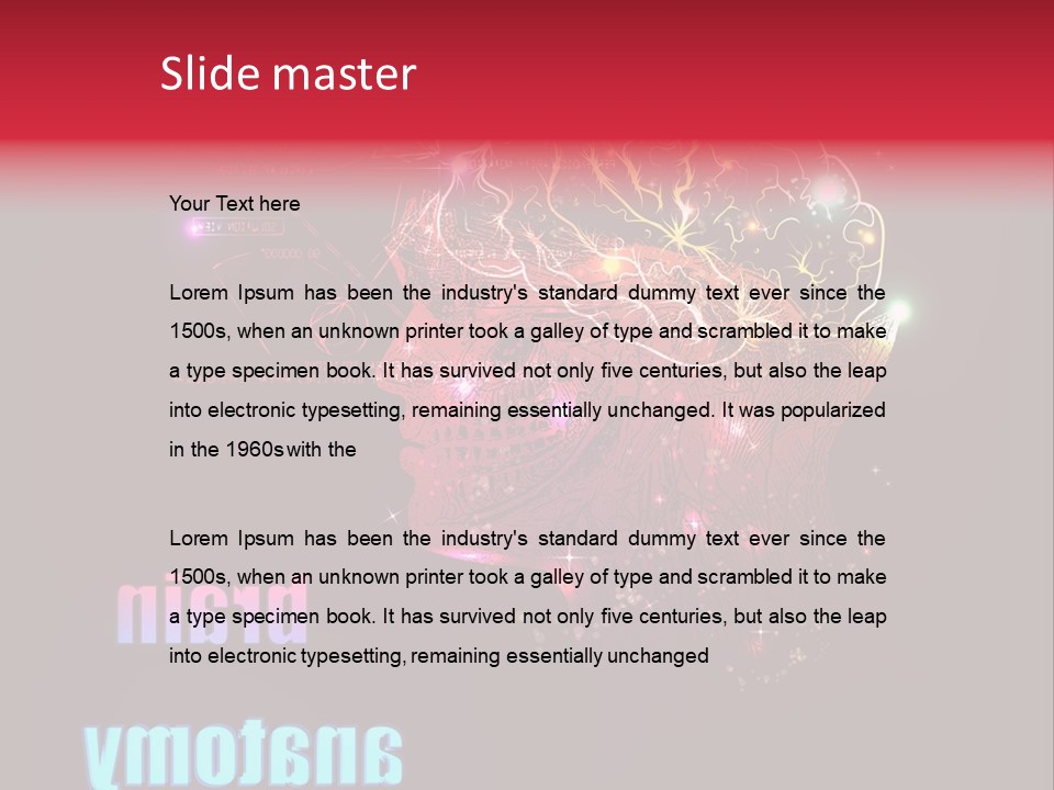 Transparent Texture Creative PowerPoint Template