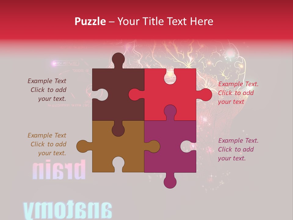 Transparent Texture Creative PowerPoint Template