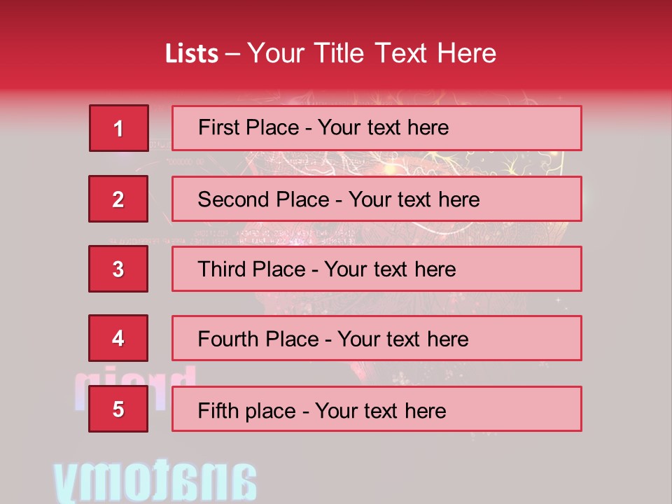 Transparent Texture Creative PowerPoint Template