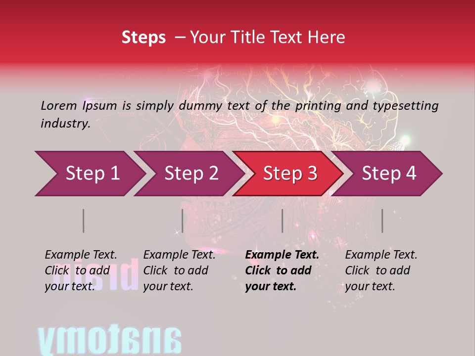 Transparent Texture Creative PowerPoint Template