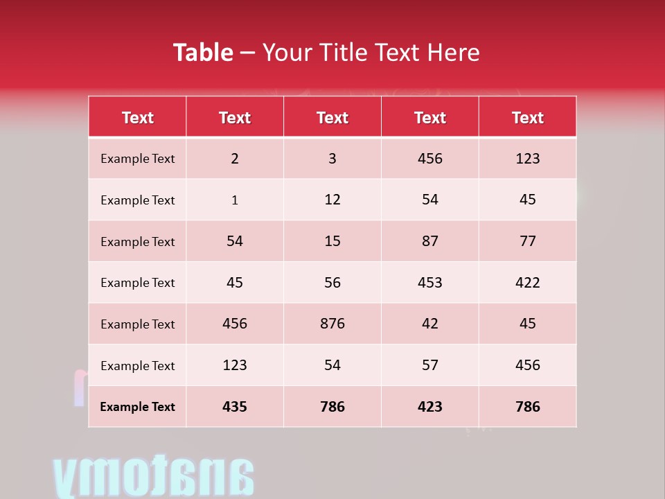 Transparent Texture Creative PowerPoint Template