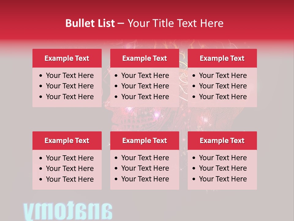 Transparent Texture Creative PowerPoint Template
