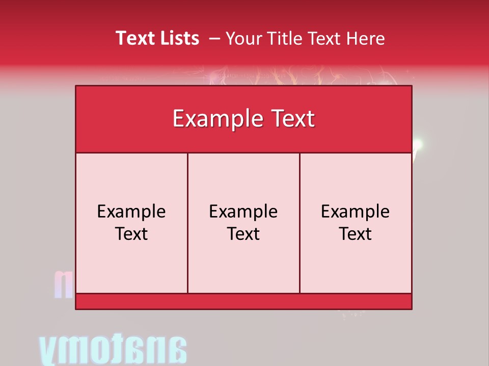 Transparent Texture Creative PowerPoint Template
