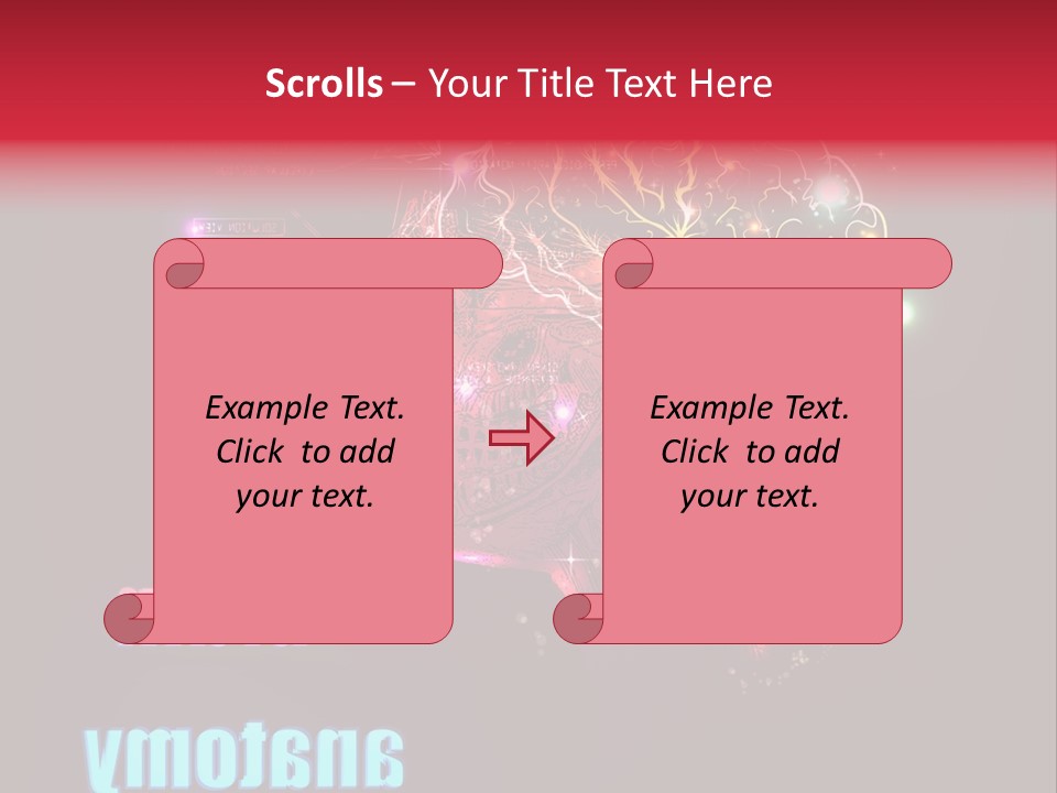 Transparent Texture Creative PowerPoint Template