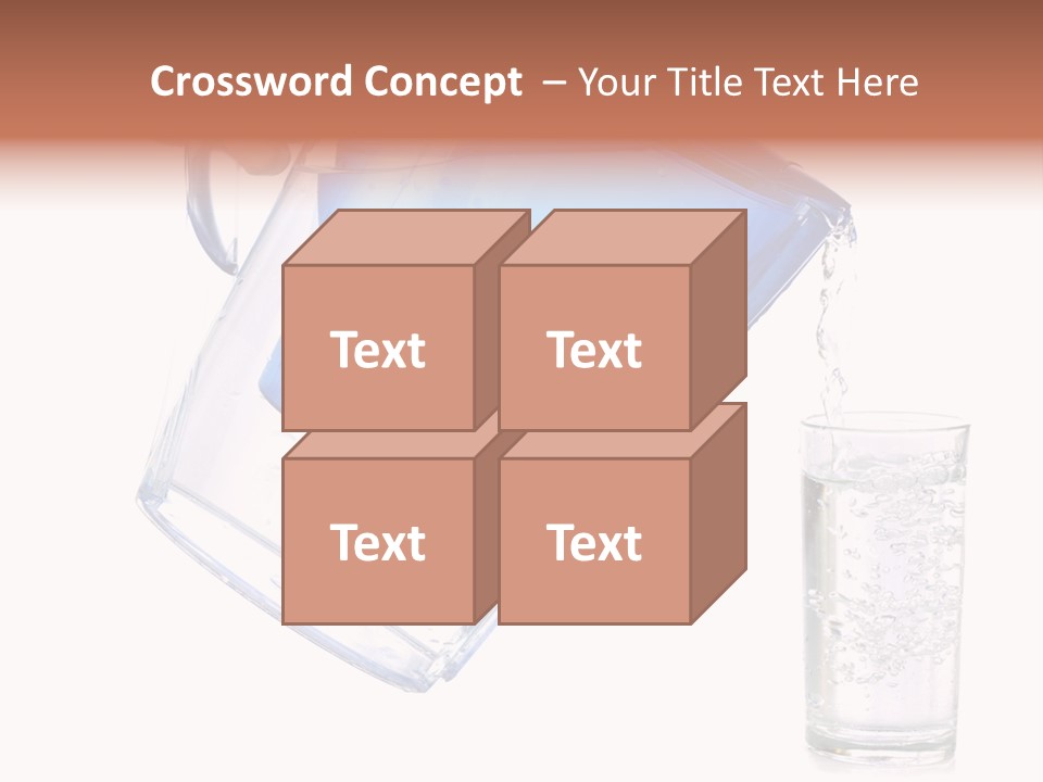 Jug Contemporary Hand PowerPoint Template