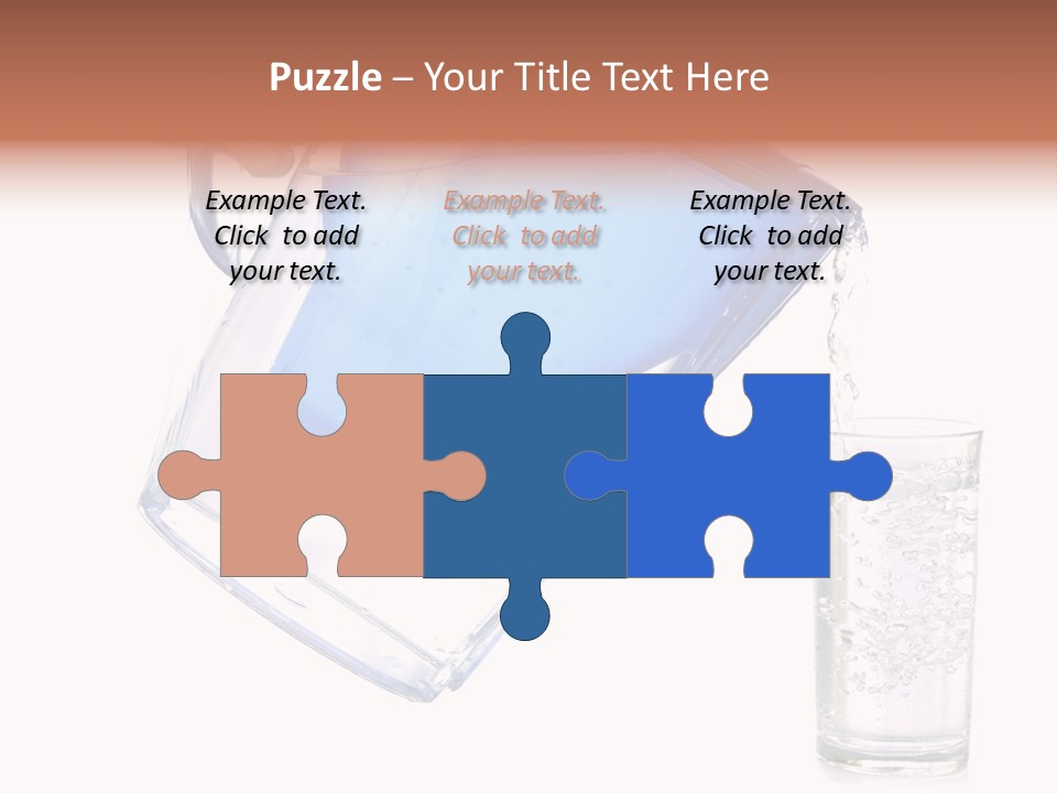 Jug Contemporary Hand PowerPoint Template