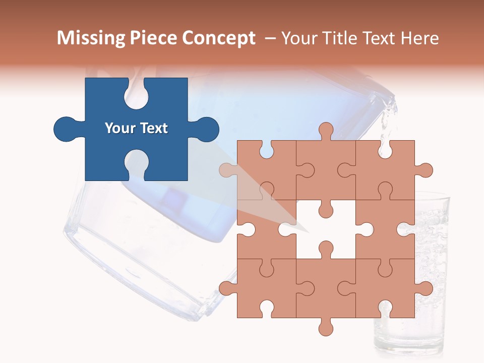 Jug Contemporary Hand PowerPoint Template