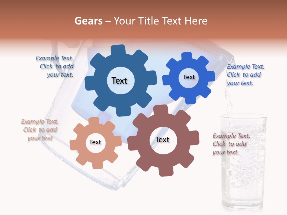 Jug Contemporary Hand PowerPoint Template