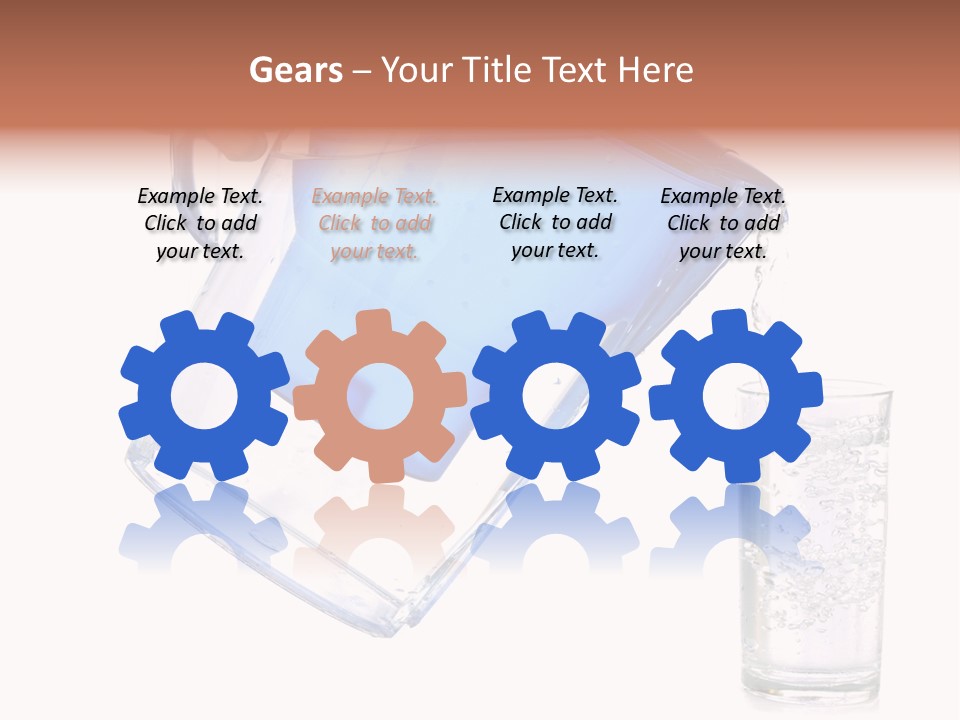 Jug Contemporary Hand PowerPoint Template