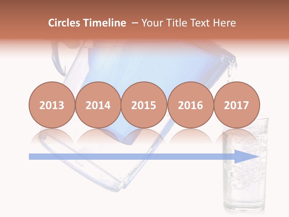 Jug Contemporary Hand PowerPoint Template