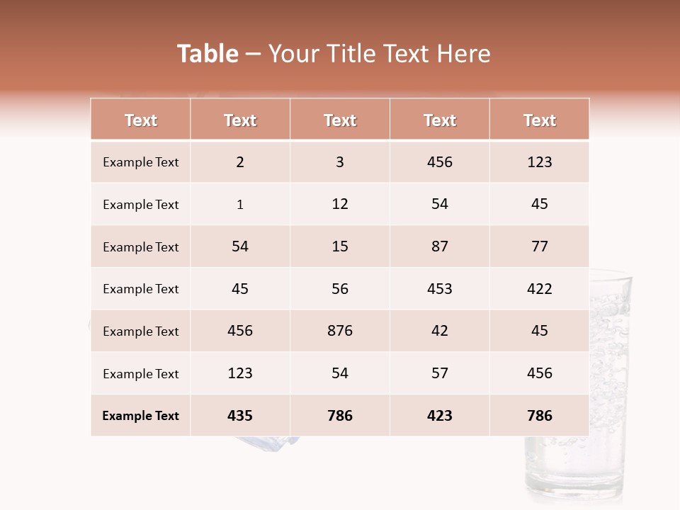 Jug Contemporary Hand PowerPoint Template