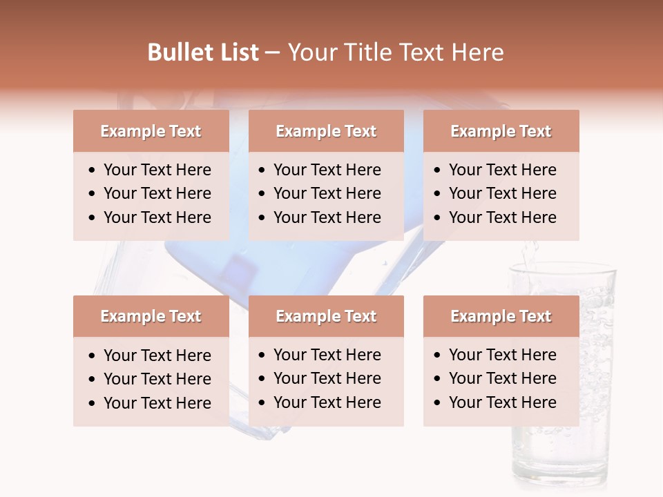 Jug Contemporary Hand PowerPoint Template